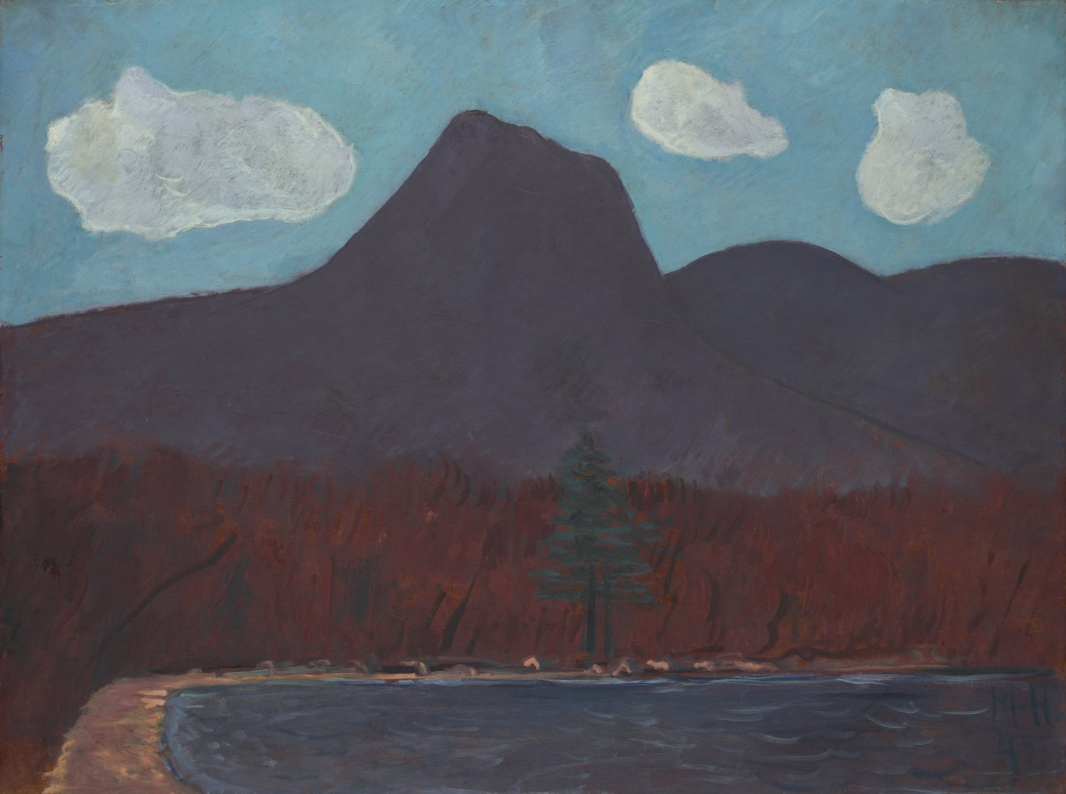 Marsden Hartley - Mt. Katahdin-November Afternoon, 1942 - Oil Painting Haven