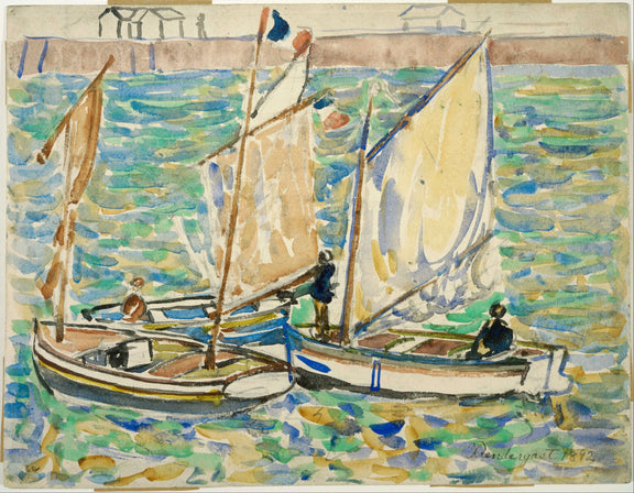 Maurice Prendergast (1861–1924)--St. Malo - Oil Painting Haven Oil Painting Haven