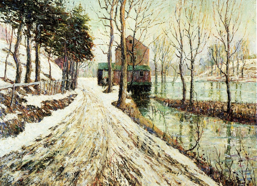 Melting Snow, 1915 - Oil Painting Haven