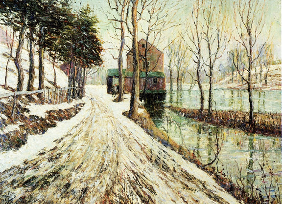 Melting Snow, 1915 - Oil Painting Haven Oil Painting Haven