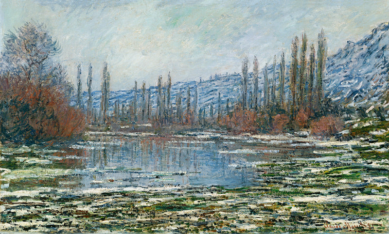 Melting of Floes at Vétheuil, 1881 - Oil Painting Haven Oil Painting Haven