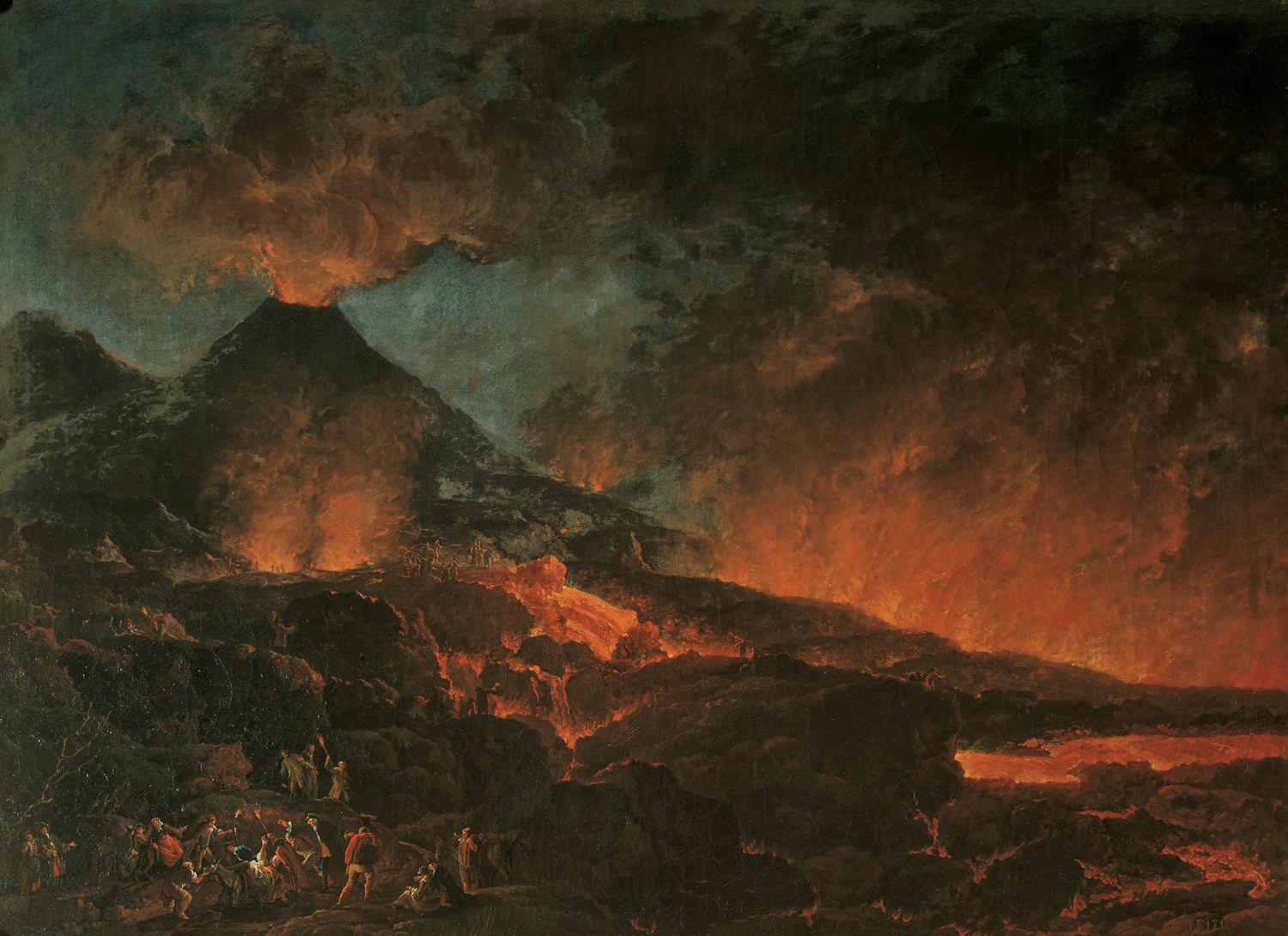 Michael Wutky - Eruption of Vesuvius - Oil Painting Haven