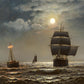 Moonlit Voyage - Oil Painting Haven