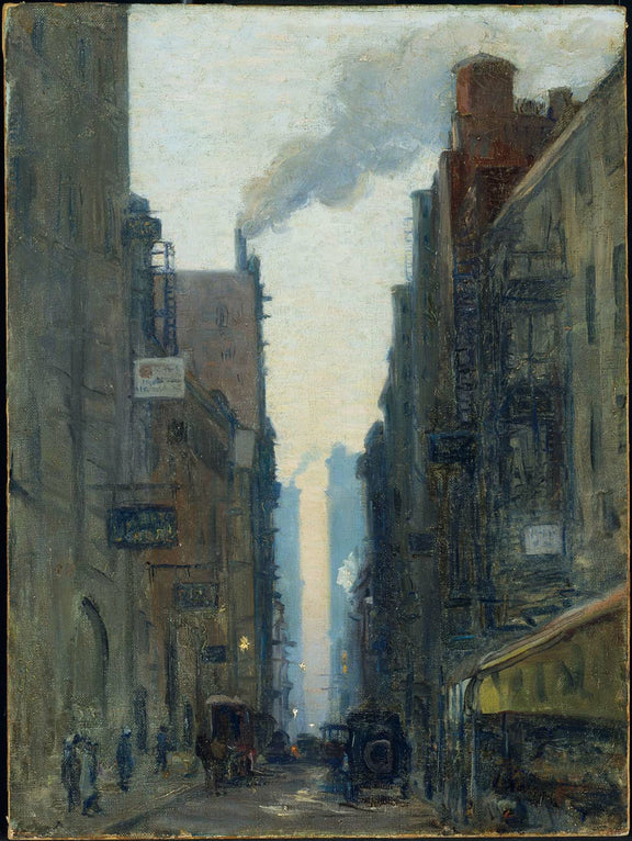 New York Street Scene, 1910 - Oil Painting Haven Oil Painting Haven