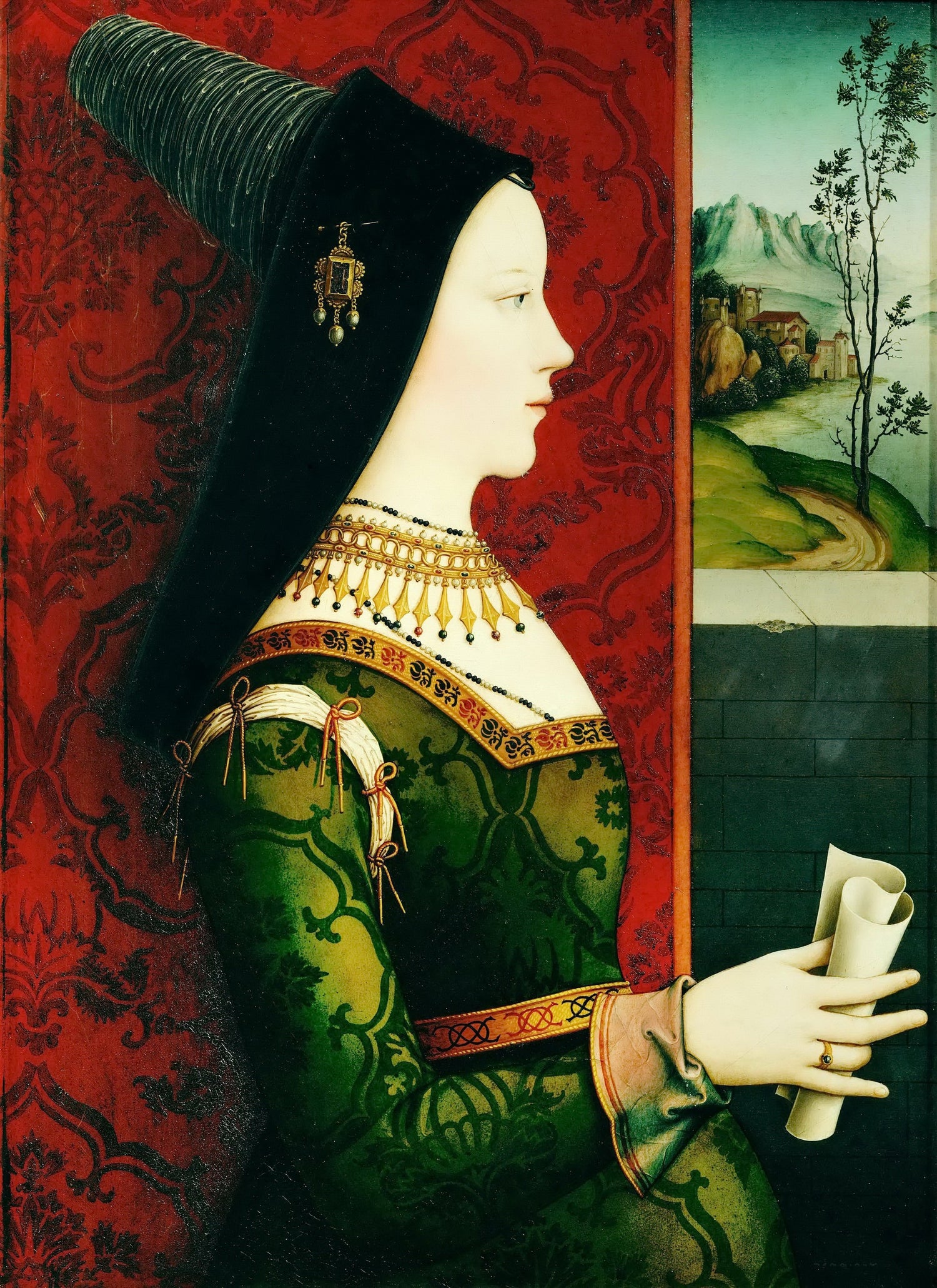 Niclas Reiser -- Mary of Burgundy (1457-1482) - Oil Painting Haven