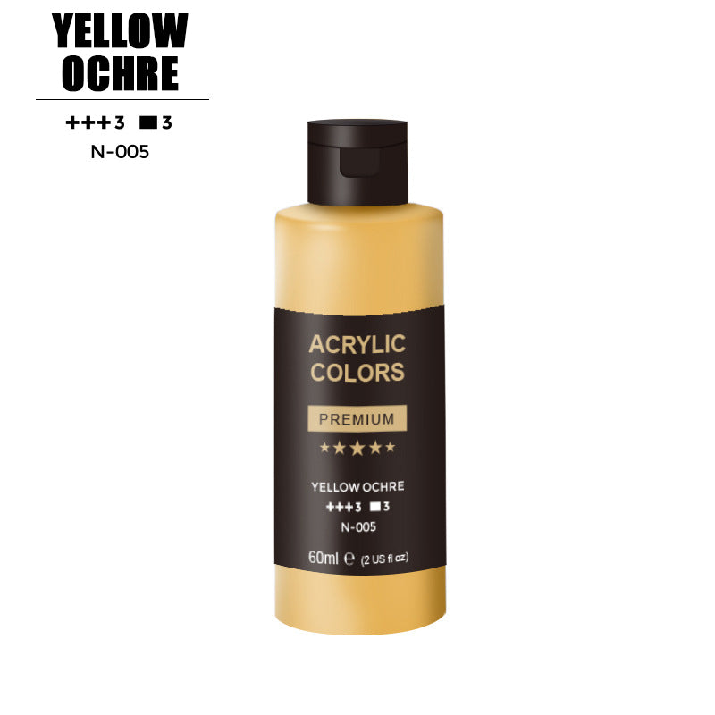 Acrylic Paint - Yellow Ochre - 60ml(2 US fl oz) - Oil Painting Haven