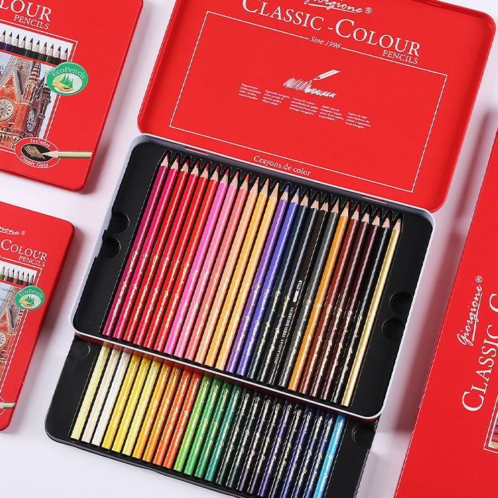 Oil-based Colored Pencils Set- 12/24/36/48/72/120 Colors - Oil Painting Haven Oil Painting Haven