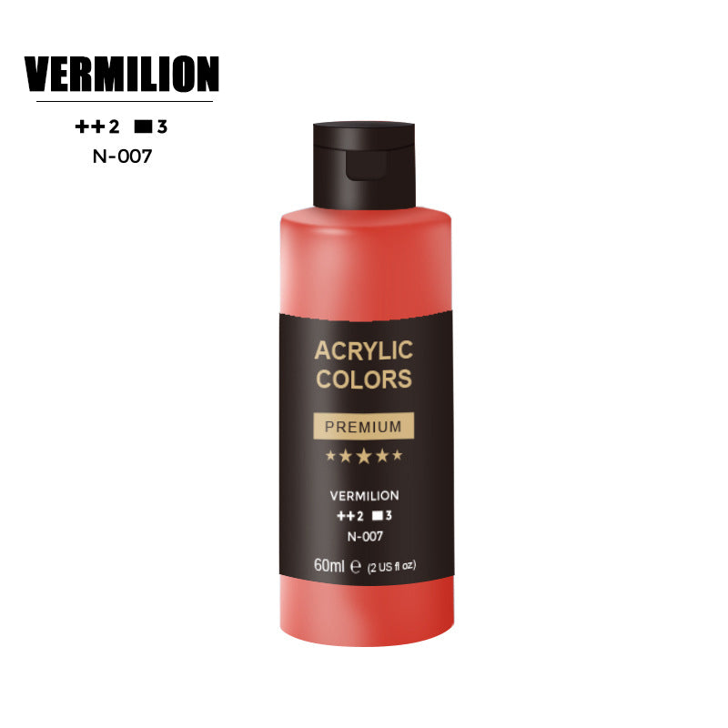 Acrylic Paint - Vermilion - 60ml(2 US fl oz) - Oil Painting Haven