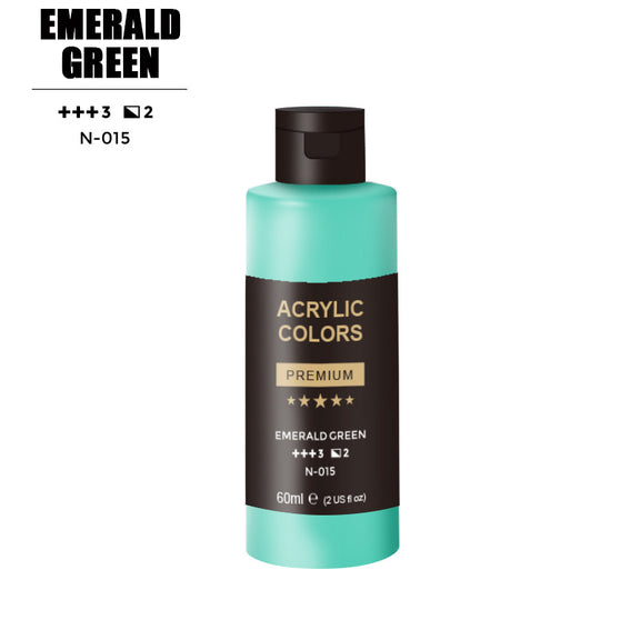 Acrylic Paint - Emerald Green - 60ml(2 US fl oz) - Oil Painting Haven Oil Painting Haven