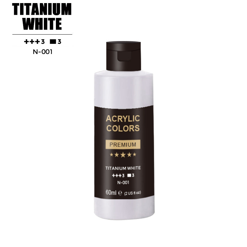 Acrylic Paint - Titanium White - 60ml(2 US fl oz) - Oil Painting Haven