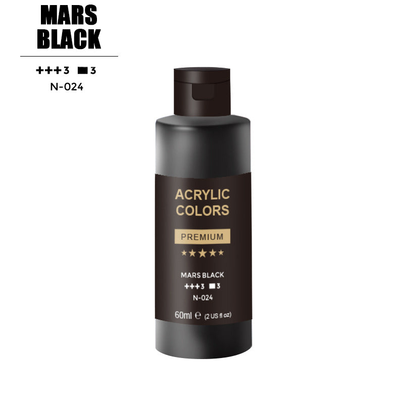 Acrylic Paint - Mars Black - 60ml(2 US fl oz) - Oil Painting Haven Oil Painting Haven