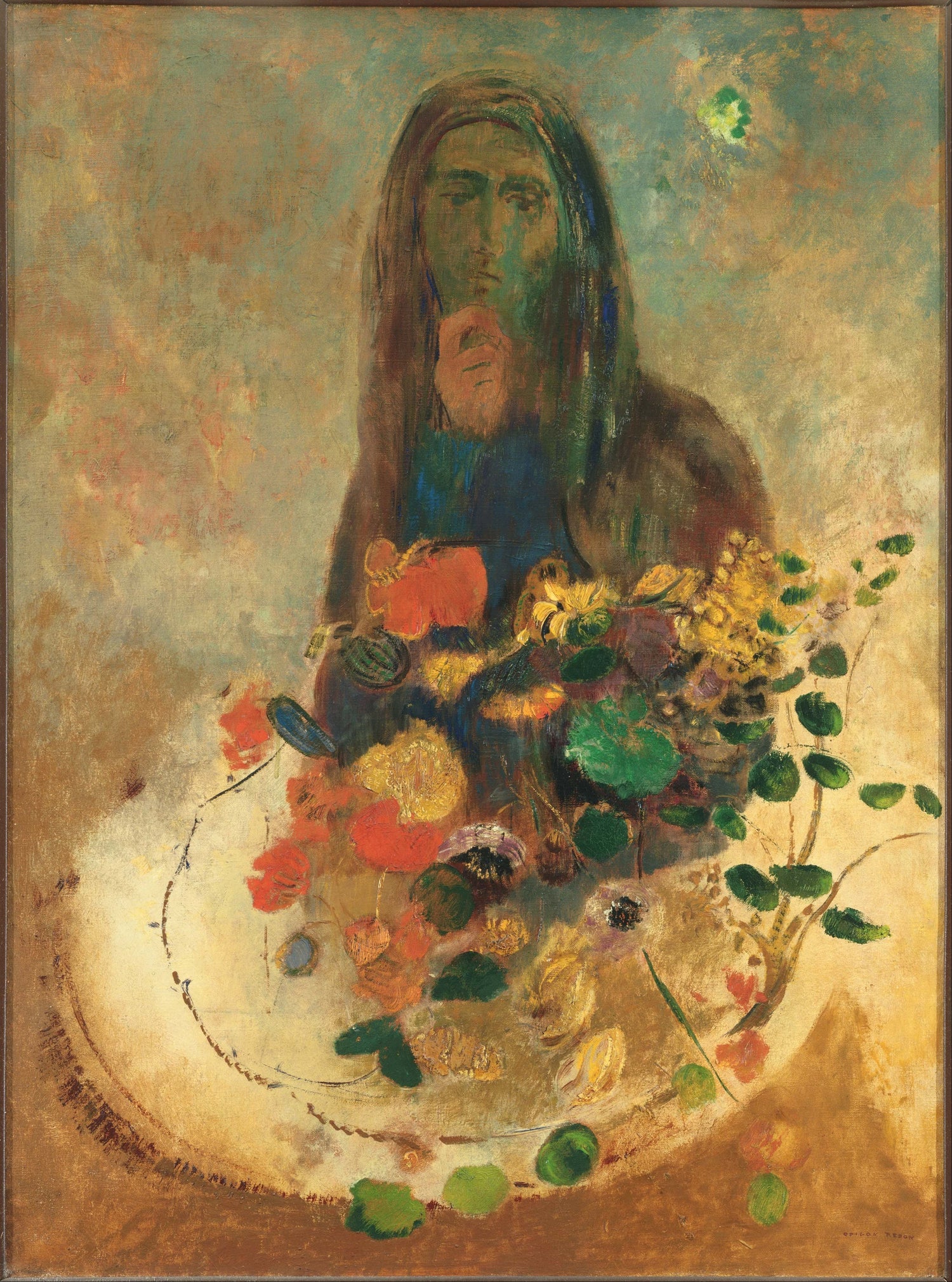 Odilon Redon (1840–1916)-Mystery - Oil Painting Haven