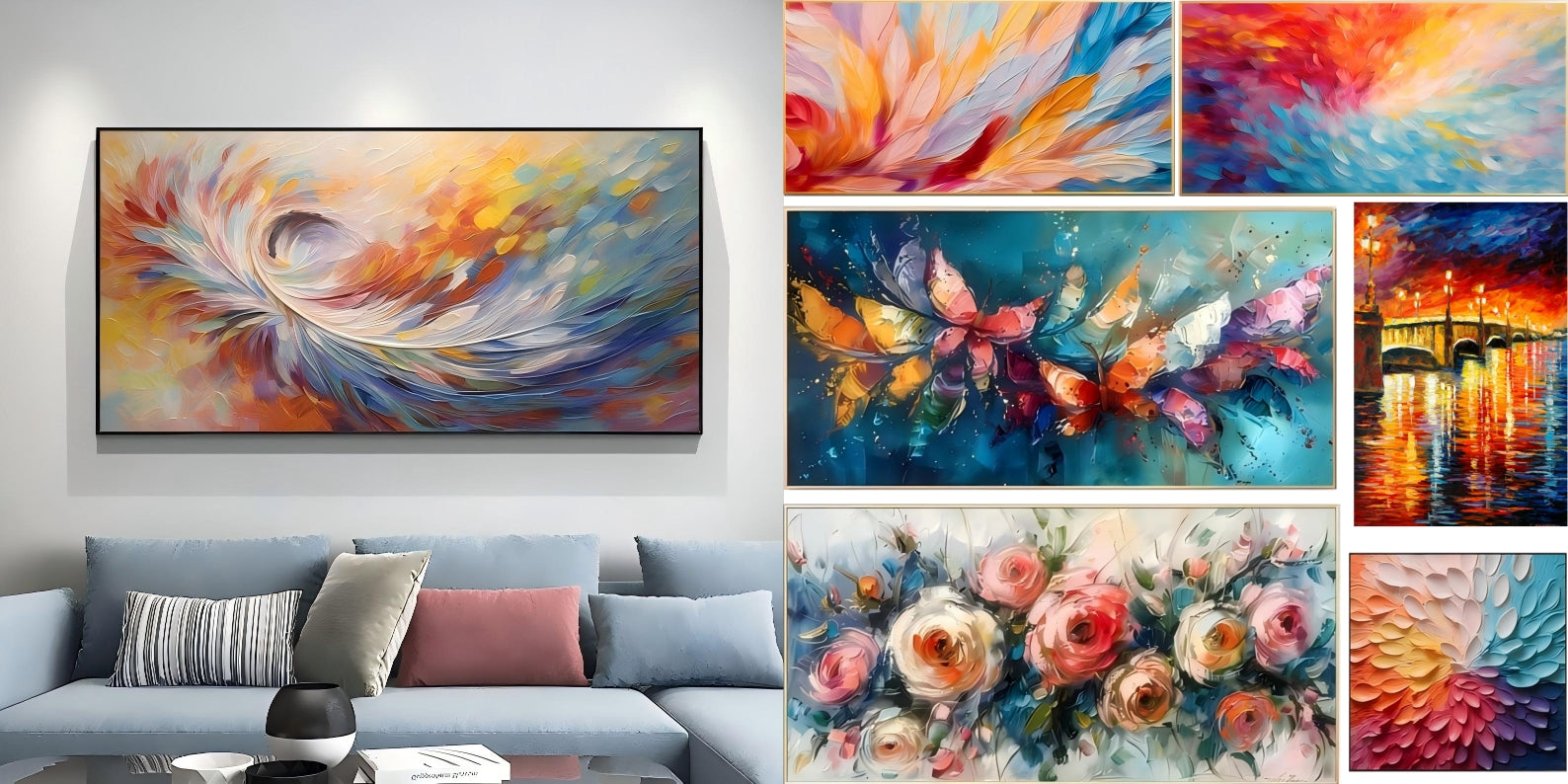 Oil Painting Haven - hand painted oil painting for sale - Best for home and hotel