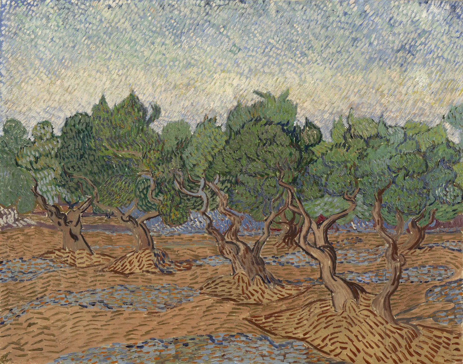 Olive Grove3 - Oil Painting Haven