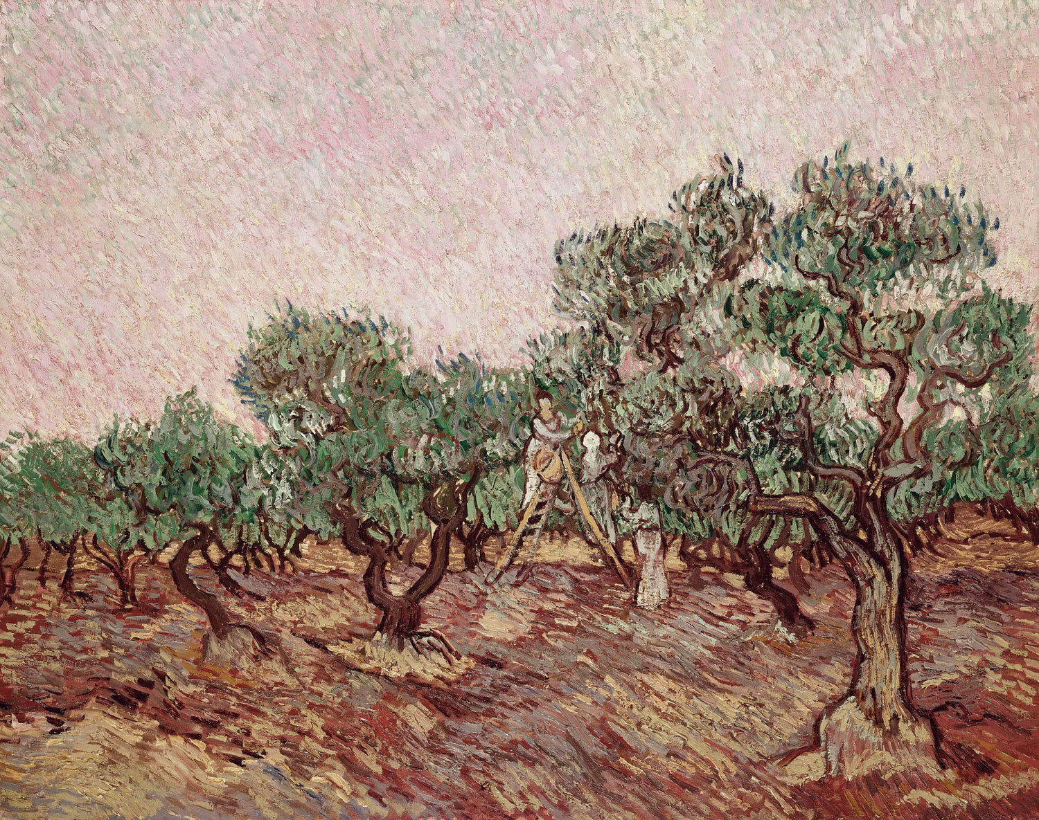 Olive Grove9 - Oil Painting Haven