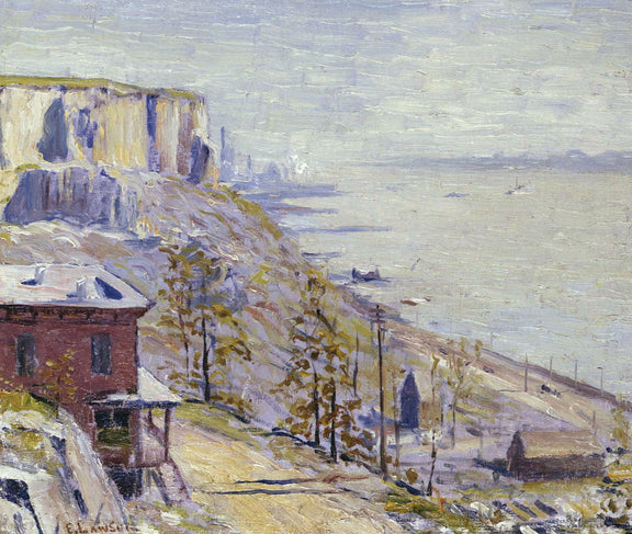 On the Hudson River, Palisades - Oil Painting Haven Oil Painting Haven