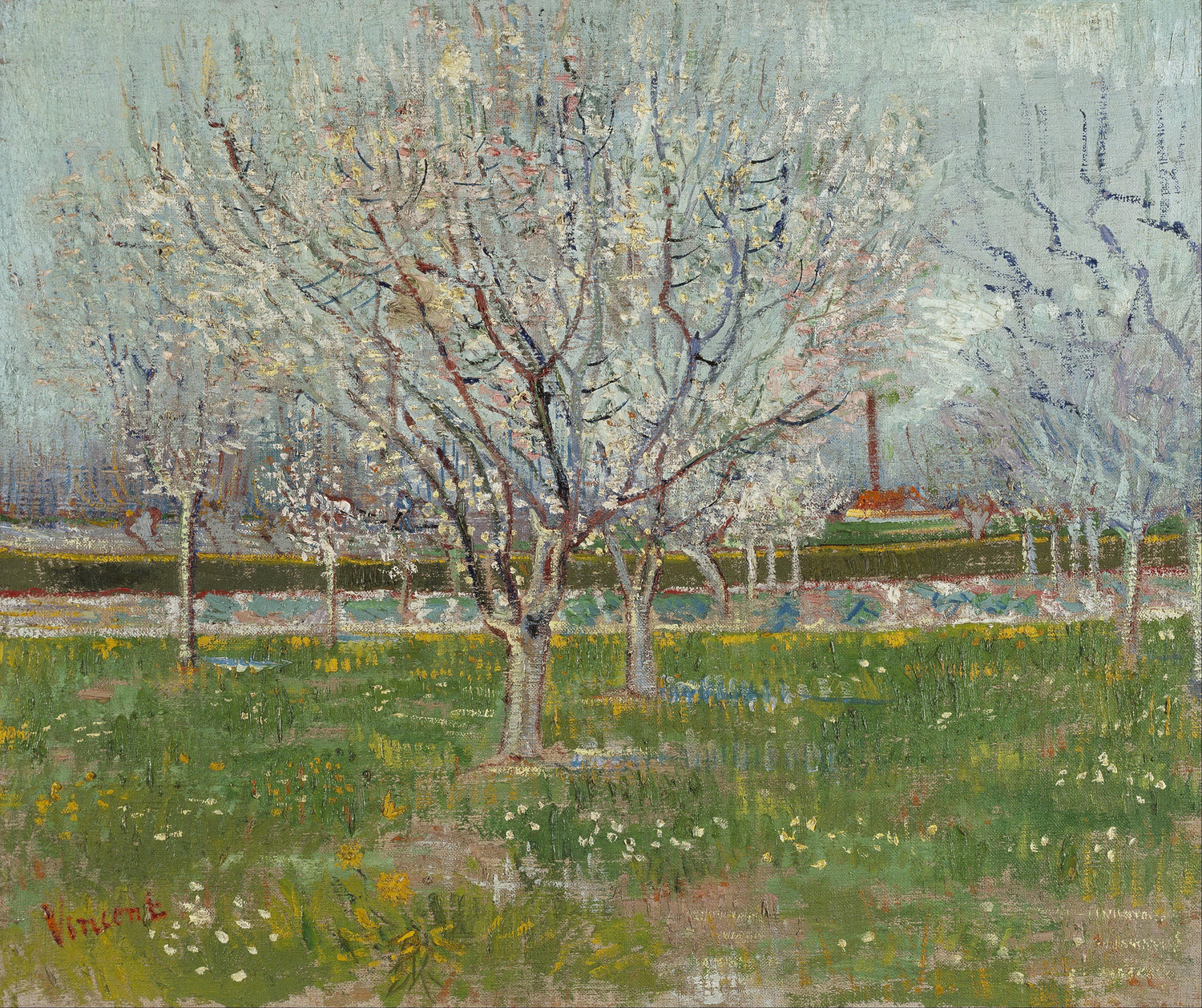 Orchard in Blossom2 - Oil Painting Haven