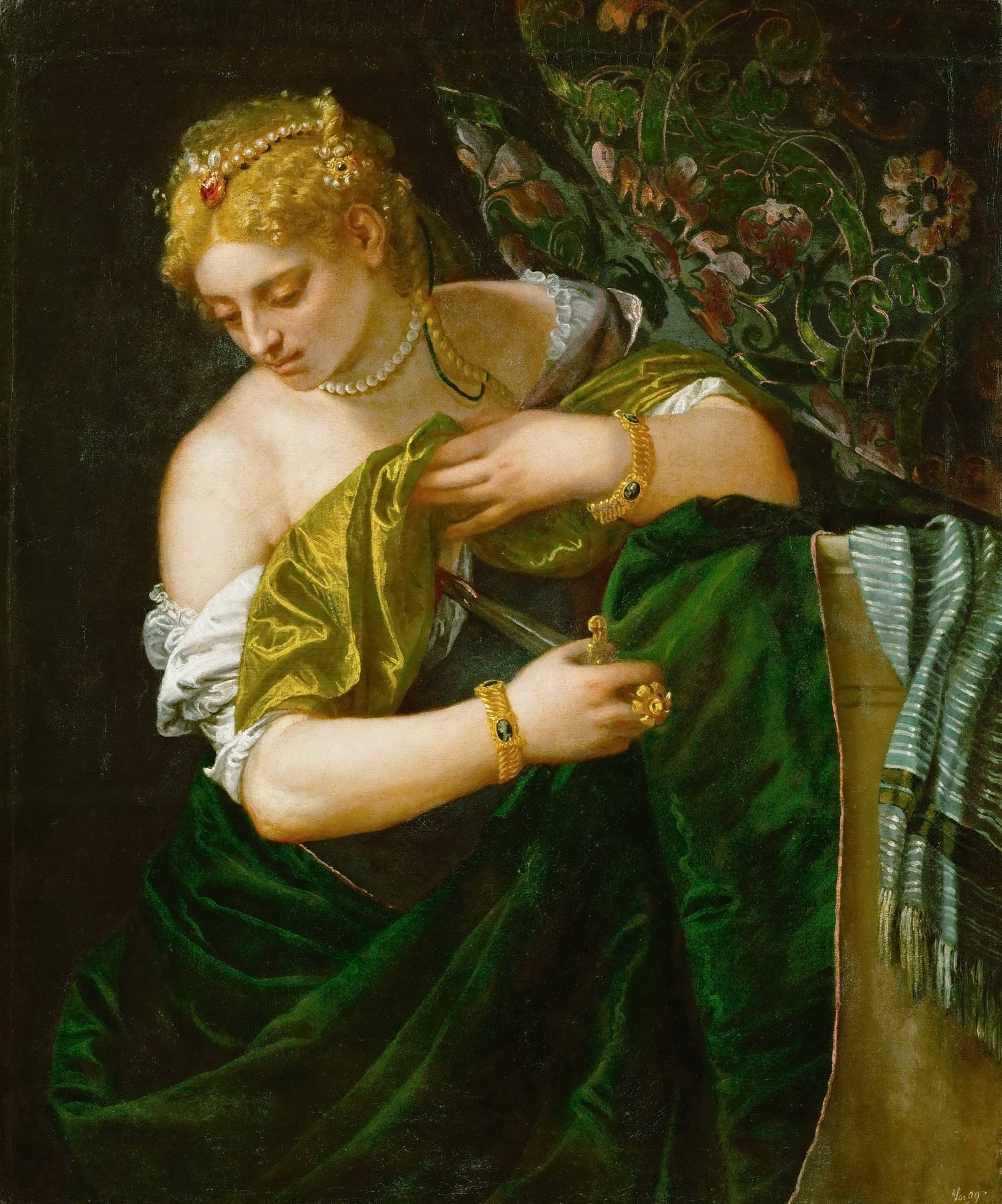 Paolo Veronese -- Lucretia.jpeg - Oil Painting Haven