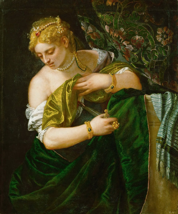 Paolo Veronese -- Lucretia.jpeg - Oil Painting Haven Oil Painting Haven