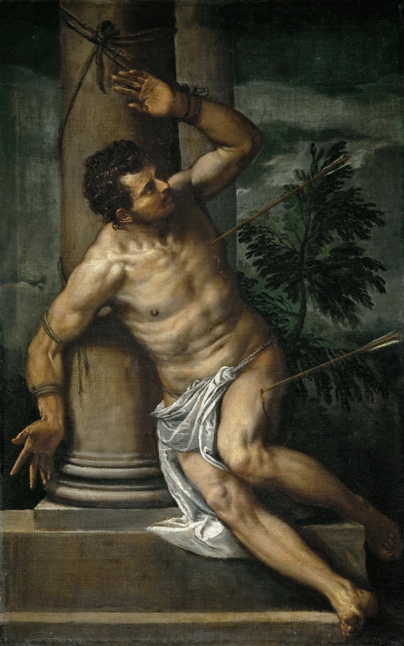 Paolo Veronese -- Saint Sebastian.jpeg - Oil Painting Haven Oil Painting Haven