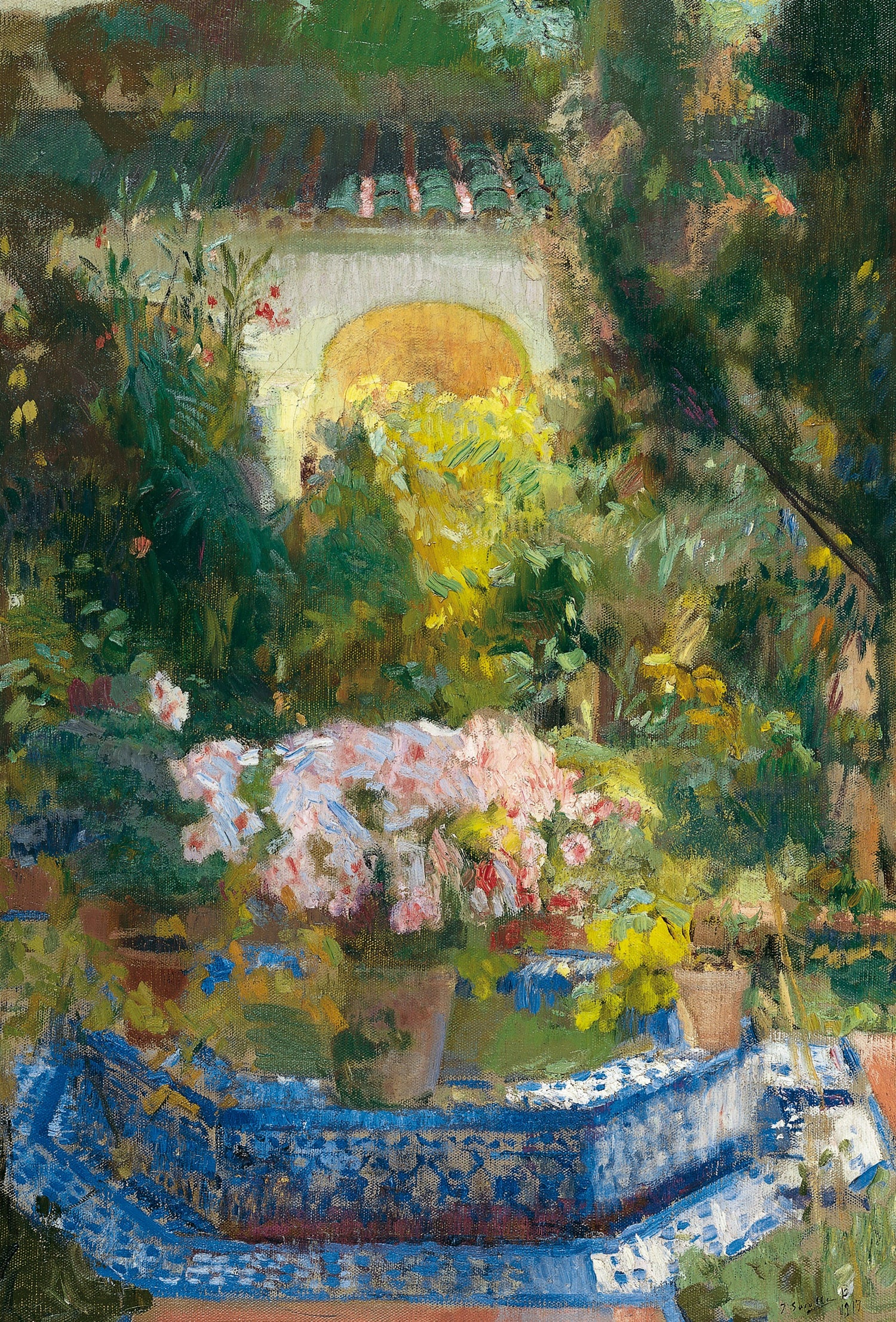 Patio_de_la_casa_Sorolla - Oil Painting Haven