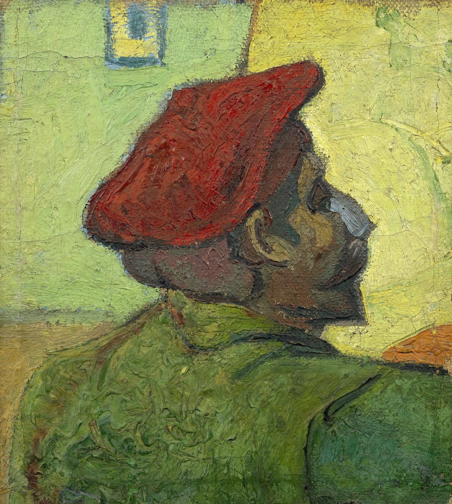 Paul Gauguin (Man in a Red Beret) - Oil Painting Haven