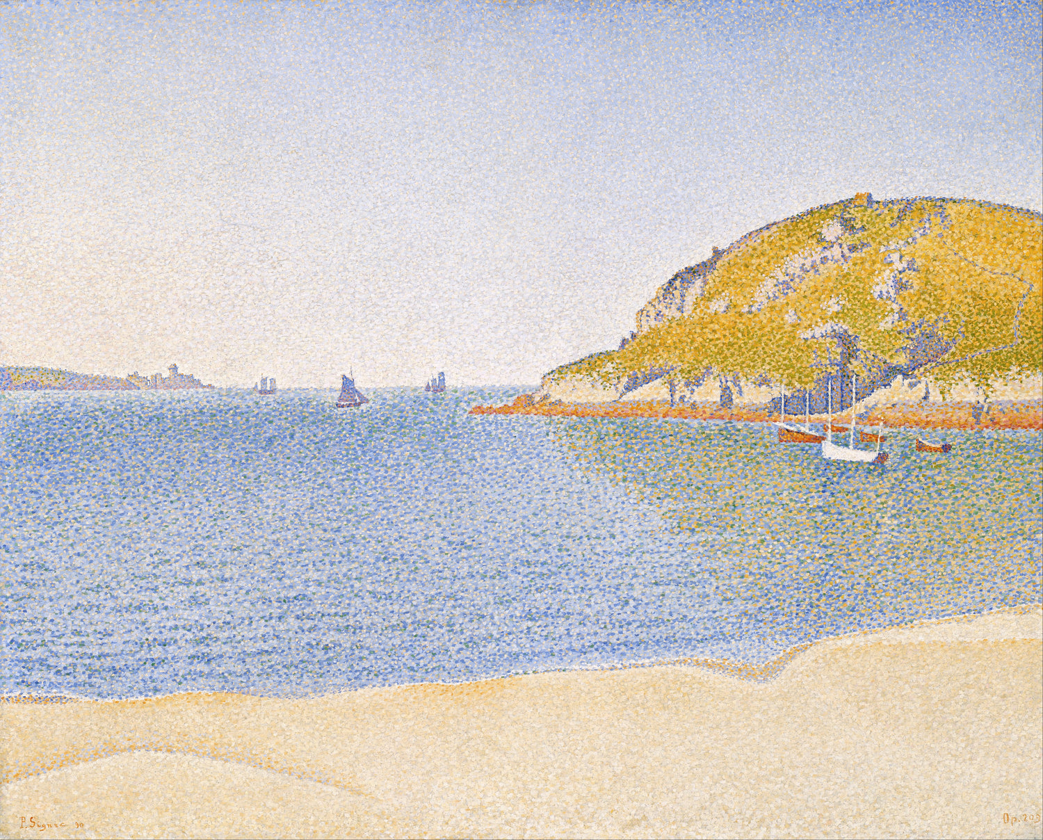 Paul_Signac_-_Port_of_Saint-Cast。 - Oil Painting Haven