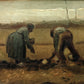 Peasants Planting Potatoes - Oil Painting Haven