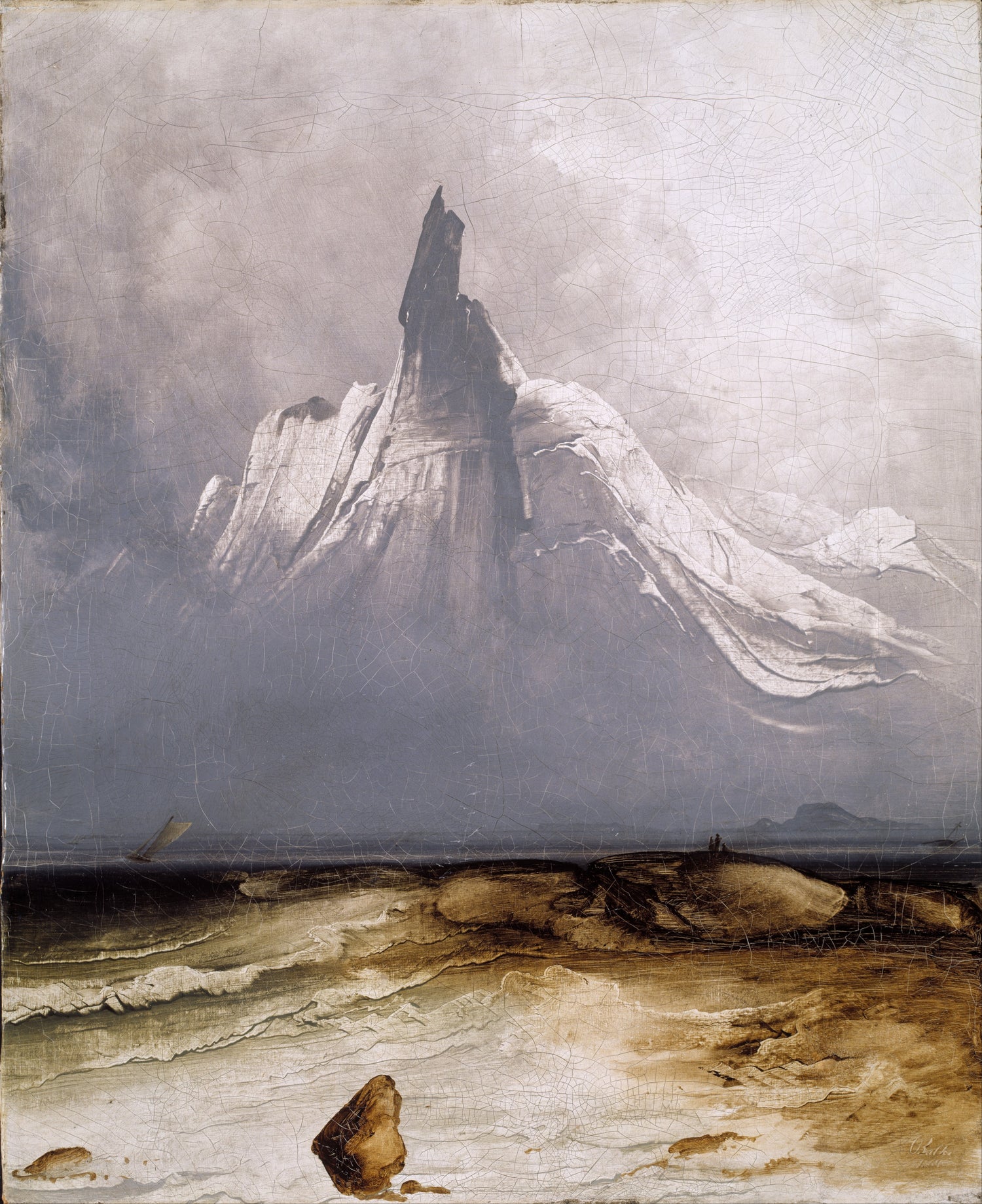 Peder_Balke_-_Stetind_in_Fog - Oil Painting Haven