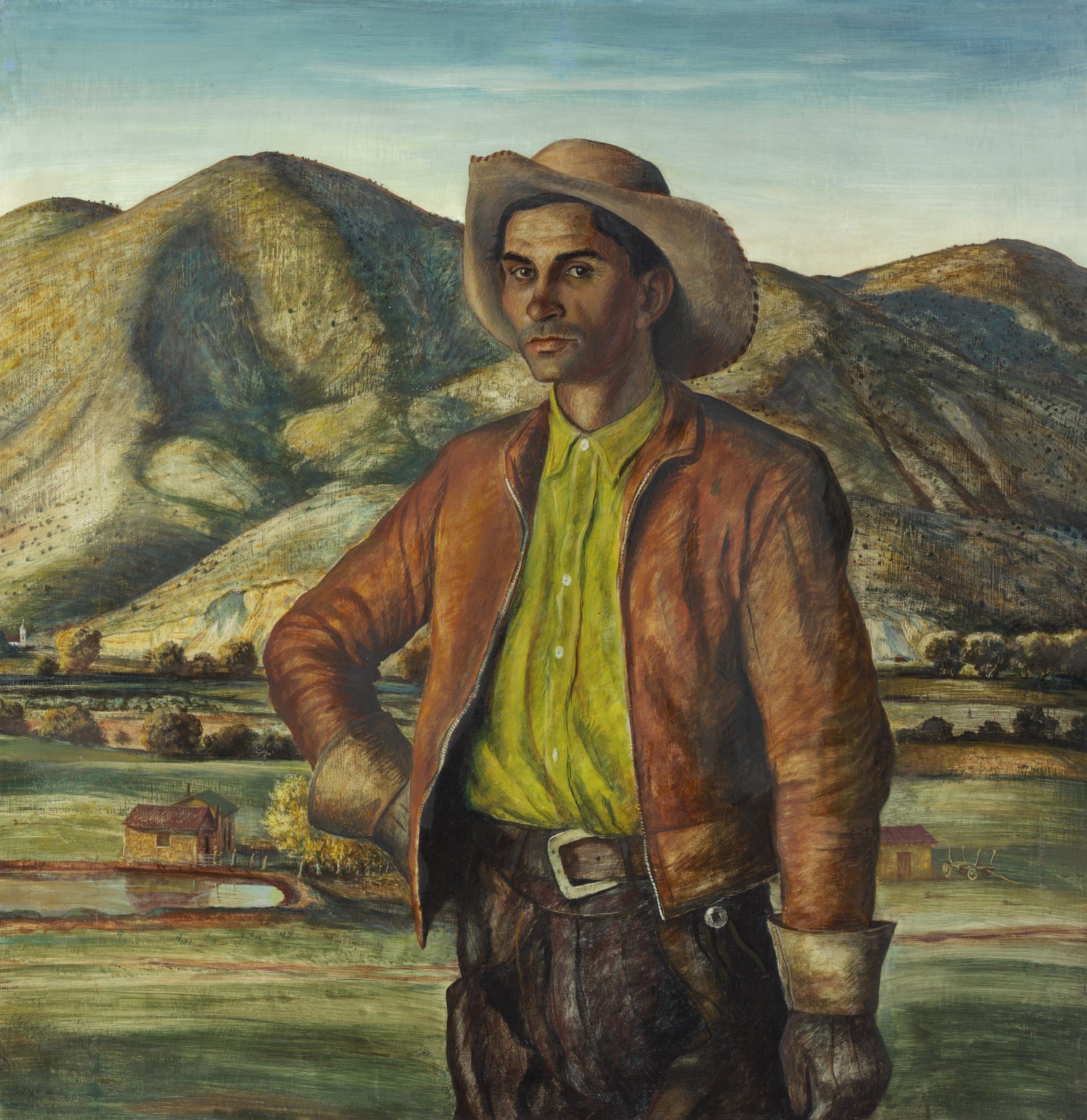 Peter Hurd - Jose Herrera, 1938 - Oil Painting Haven