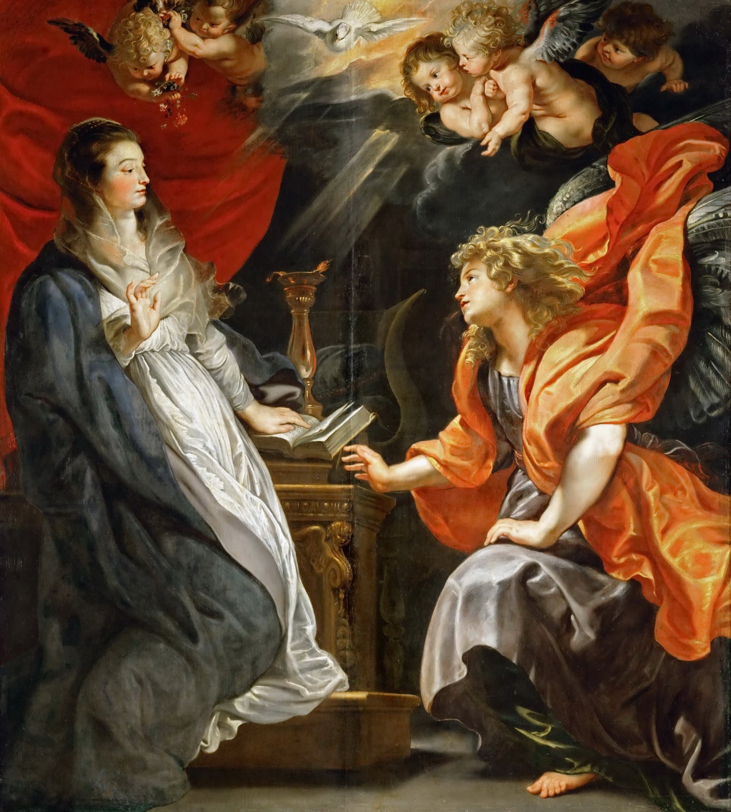 Peter Paul Rubens -- Annunciation.jpeg - Oil Painting Haven