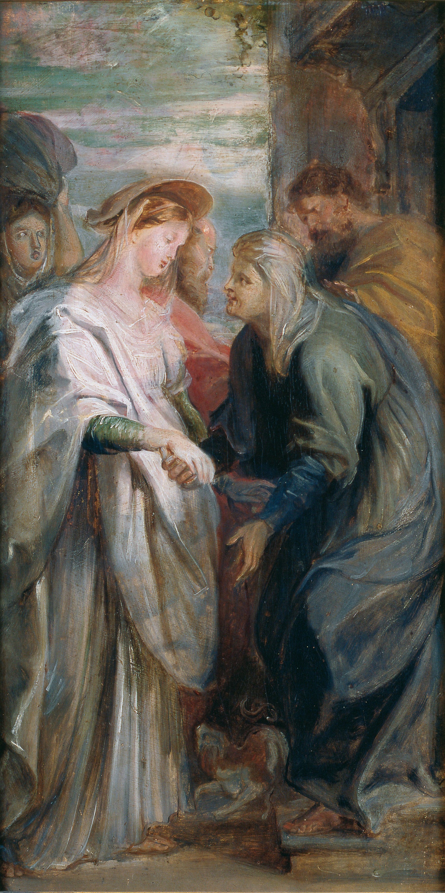 Peter Paul Rubens - The Visitation, 16111612 - Oil Painting Haven