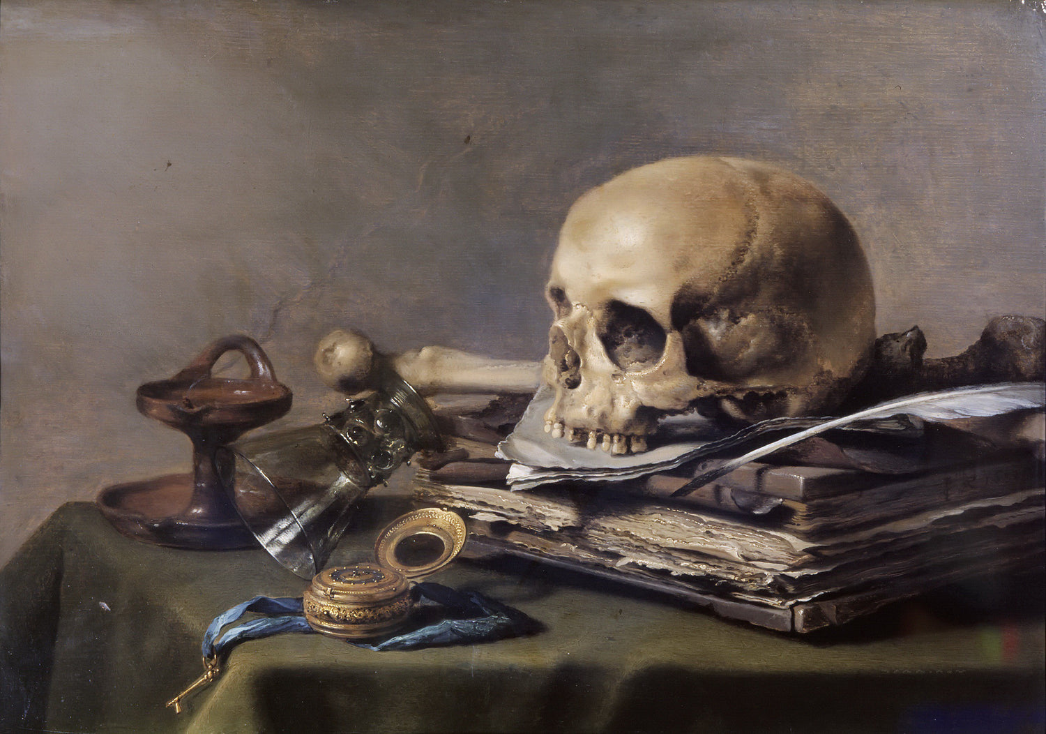 Pieter Claesz - Vanitas Still Life - Oil Painting Haven