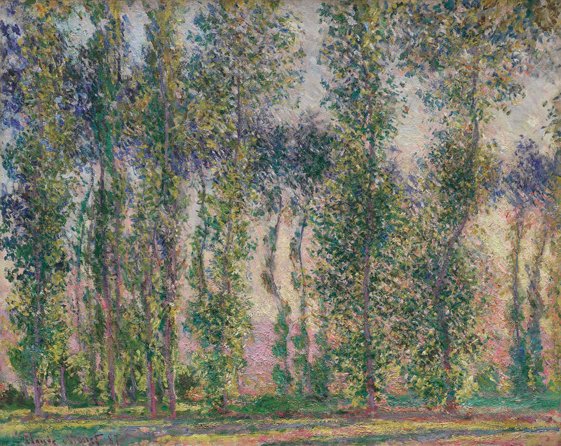 Poplars at Giverny, 1887 - Oil Painting Haven Oil Painting Haven