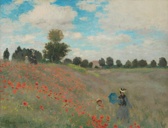 Poppies at Argenteuil, 1873 - Oil Painting Haven Oil Painting Haven