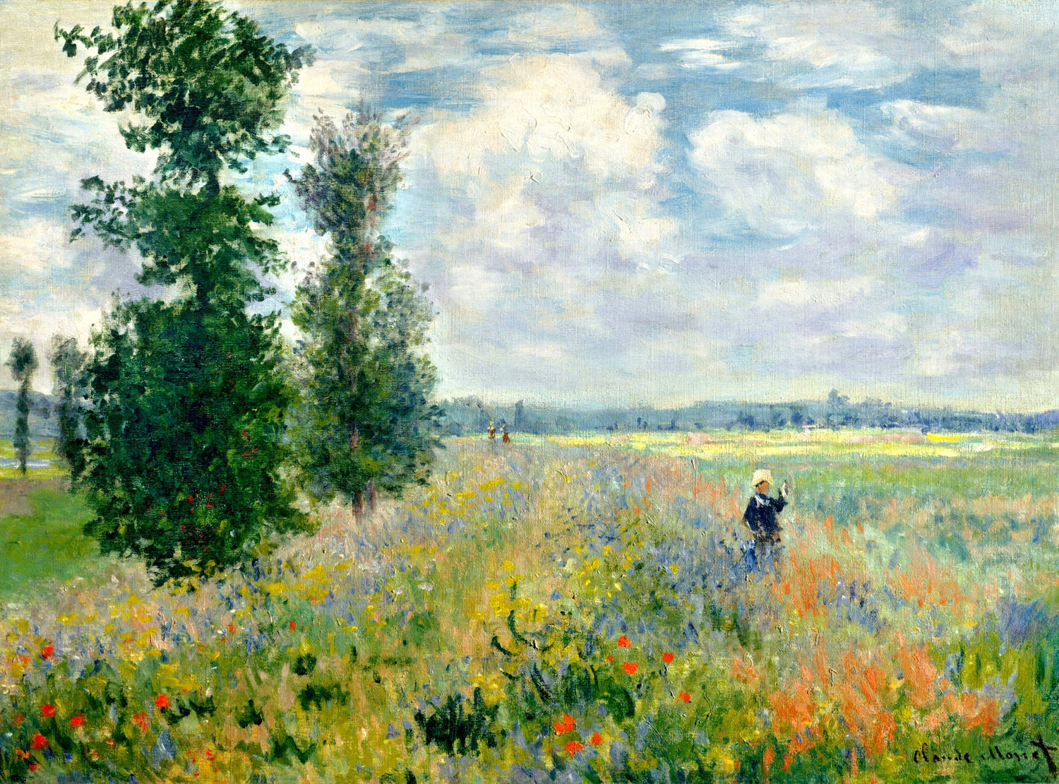 Poppy Field, Argenteuil, 1875 - Oil Painting Haven