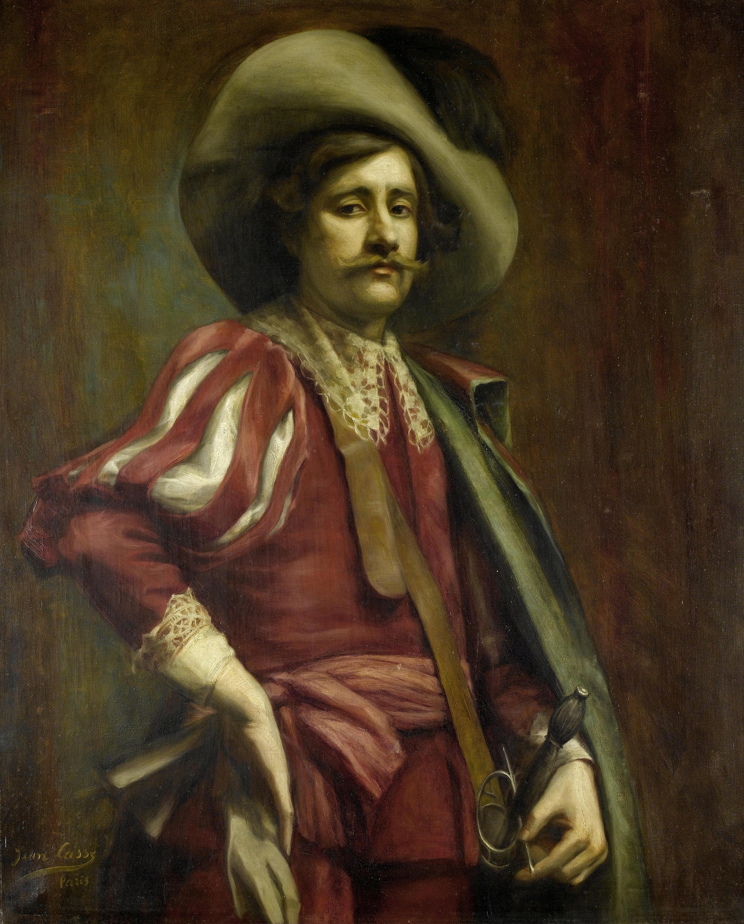 Portrait of a cavalier - Oil Painting Haven