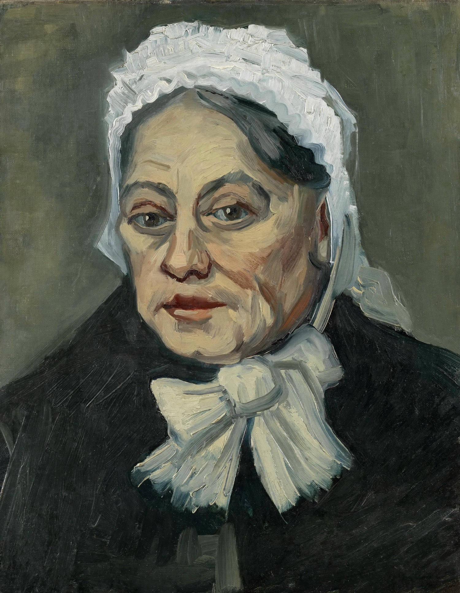 Portrait of an Old Woman - Oil Painting Haven