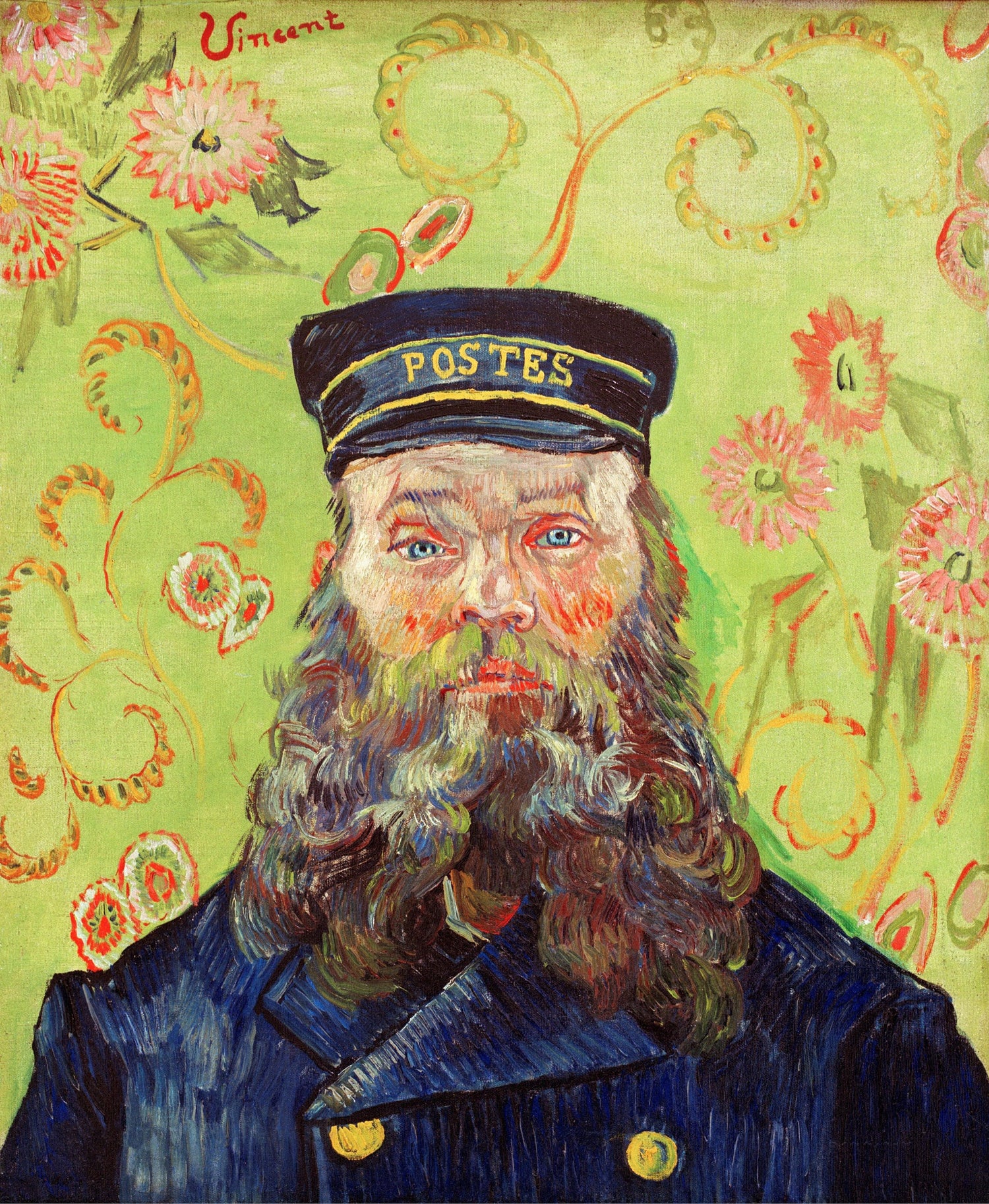 Portrait of the Postman Joseph Roulin5 - Oil Painting Haven