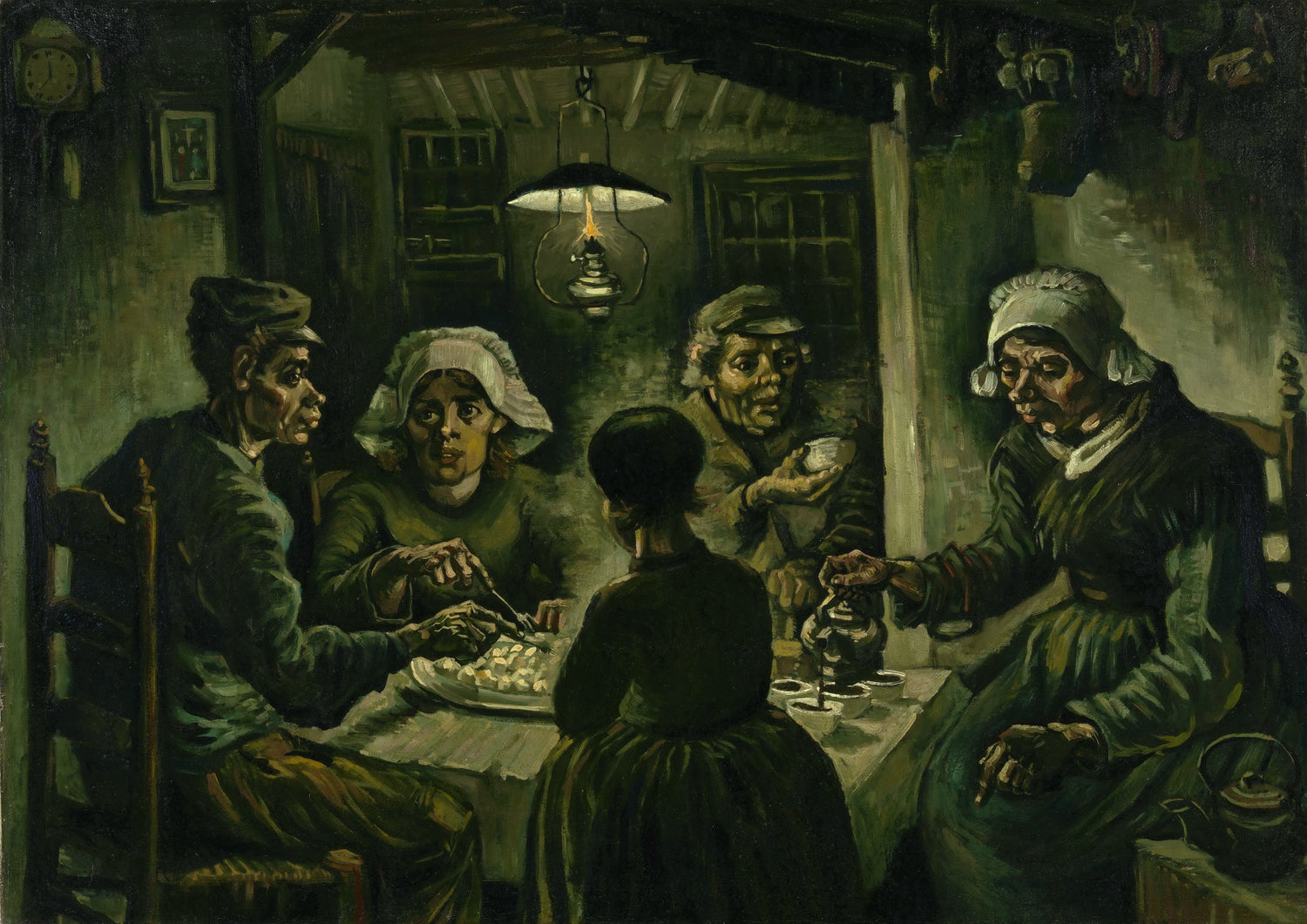 Potato eaters - Oil Painting Haven