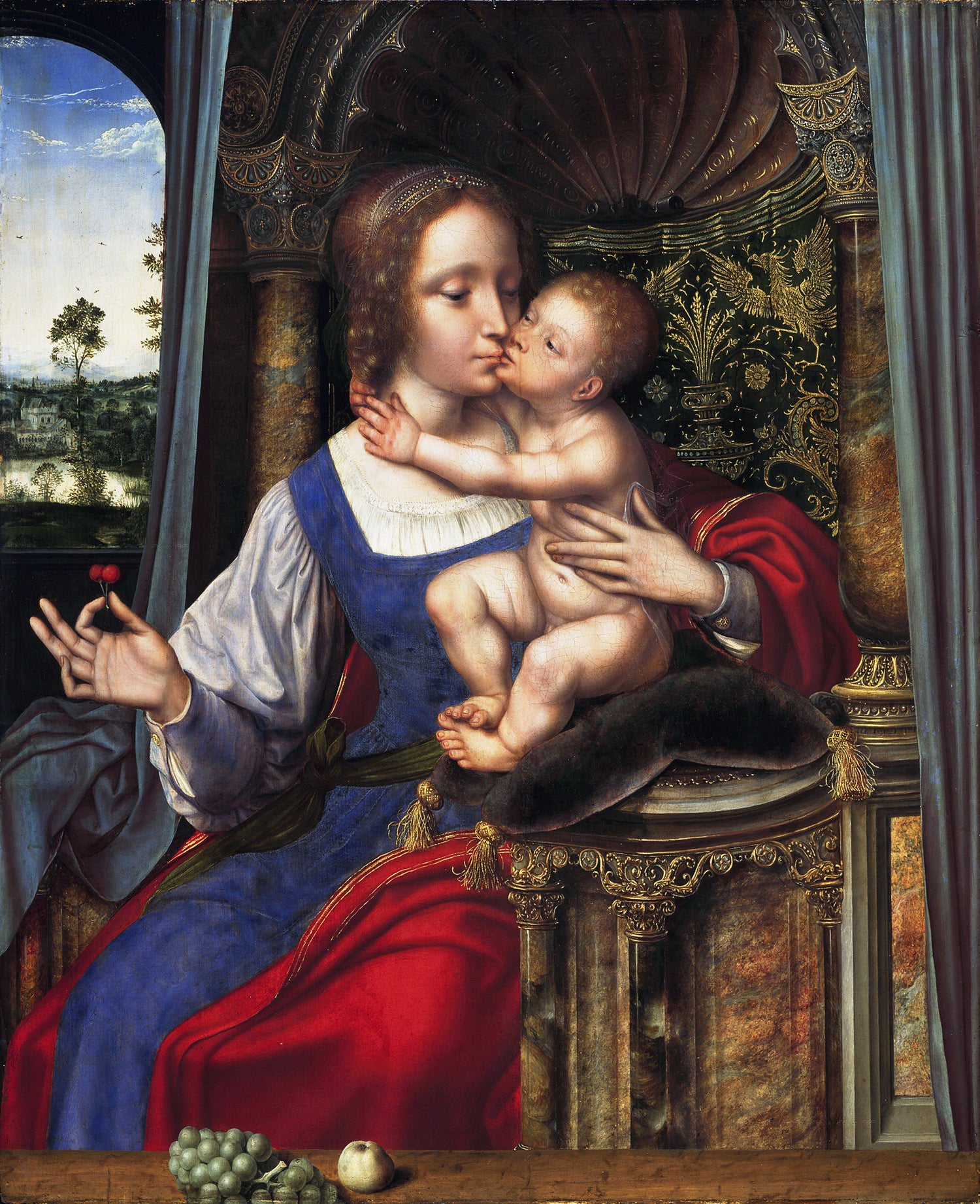 Quinten Massys - Madonna and Child - Oil Painting Haven