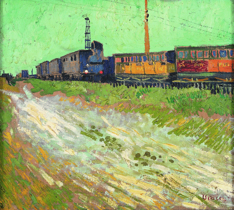 Railway Carriages - Oil Painting Haven Oil Painting Haven