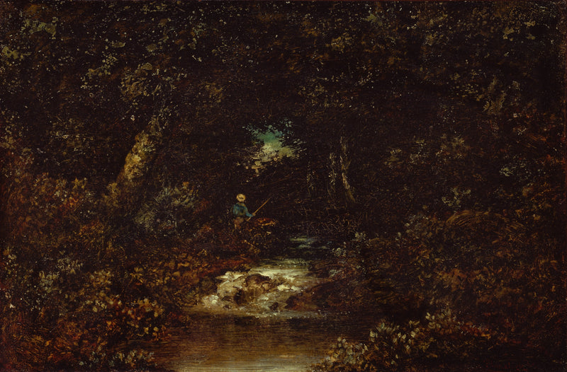 Ralph Albert Blakelock - Forest Landscape - Oil Painting Haven Oil Painting Haven