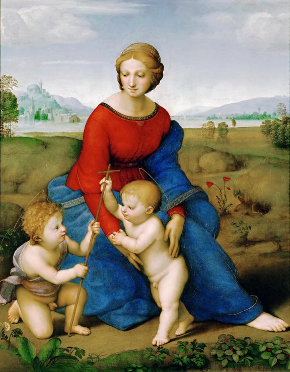 Raphael -- Madonna del Prato.jpeg - Oil Painting Haven Oil Painting Haven