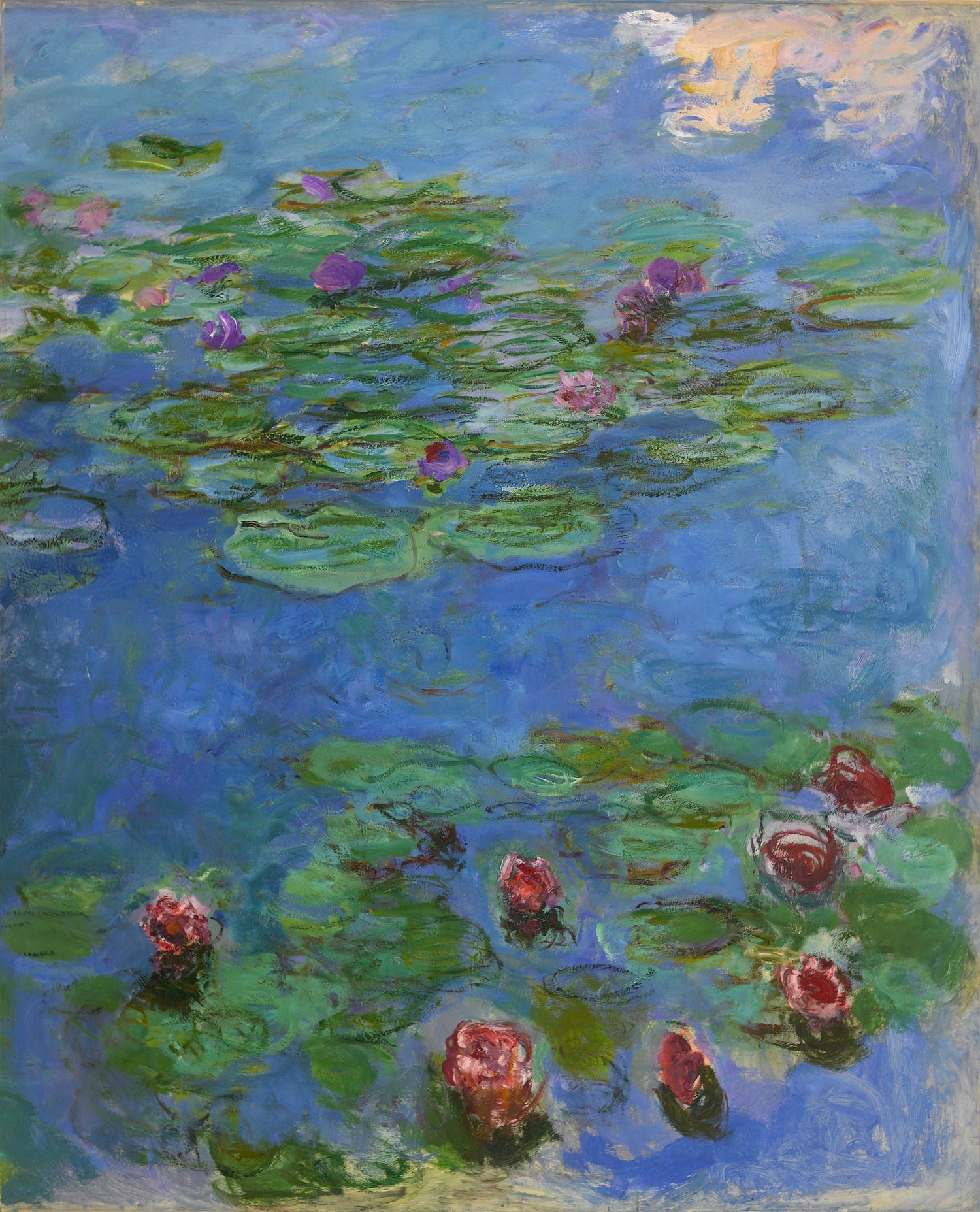 Red Water-Lilies, 1908 - Oil Painting Haven