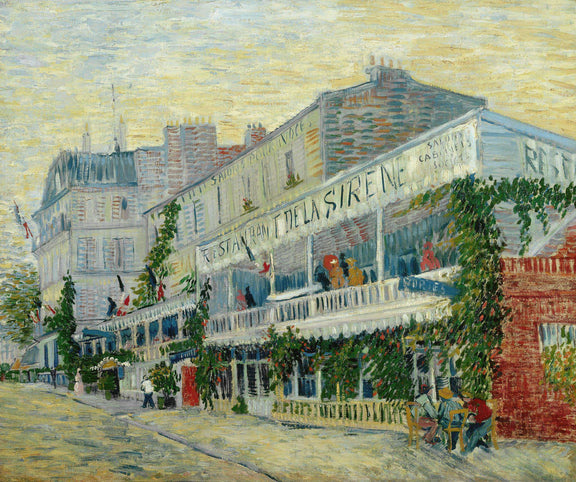 Restaurant de la Sirene at Asnieres - Oil Painting Haven Oil Painting Haven