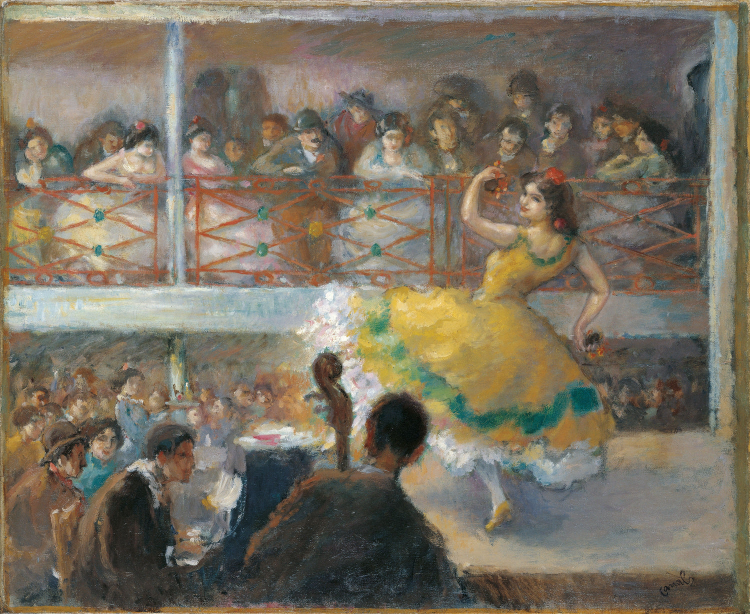 Ricard_Canals_i_Llambí_Flamenco_Dance - Oil Painting Haven