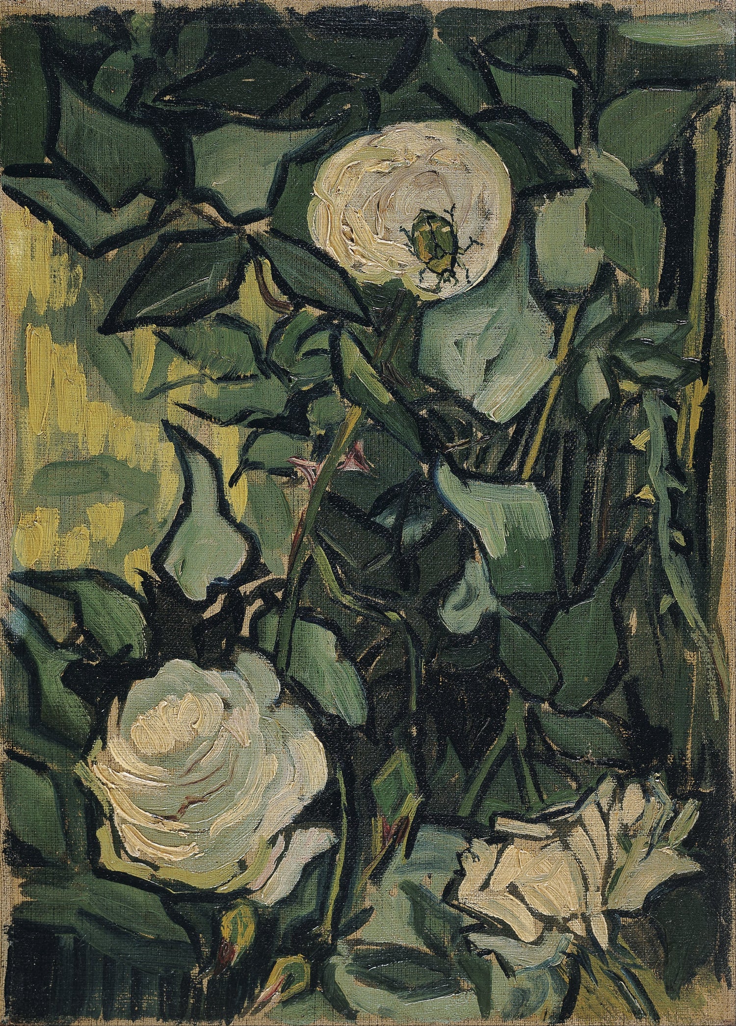 Roses (April 1890 - May 1890) - Oil Painting Haven