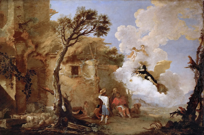 Salvator Rosa (1615-1673) -- Astrea.jpeg - Oil Painting Haven Oil Painting Haven