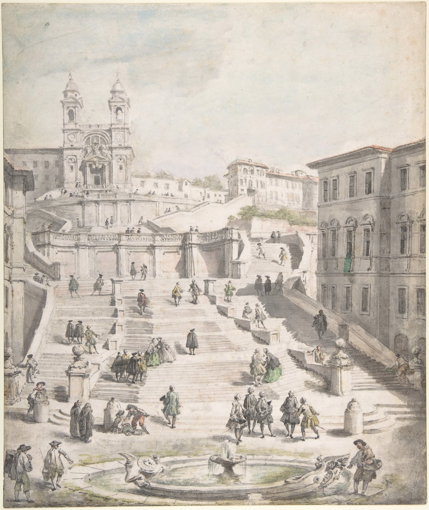 Scalinata della Trinità dei Monti MET - Oil Painting Haven